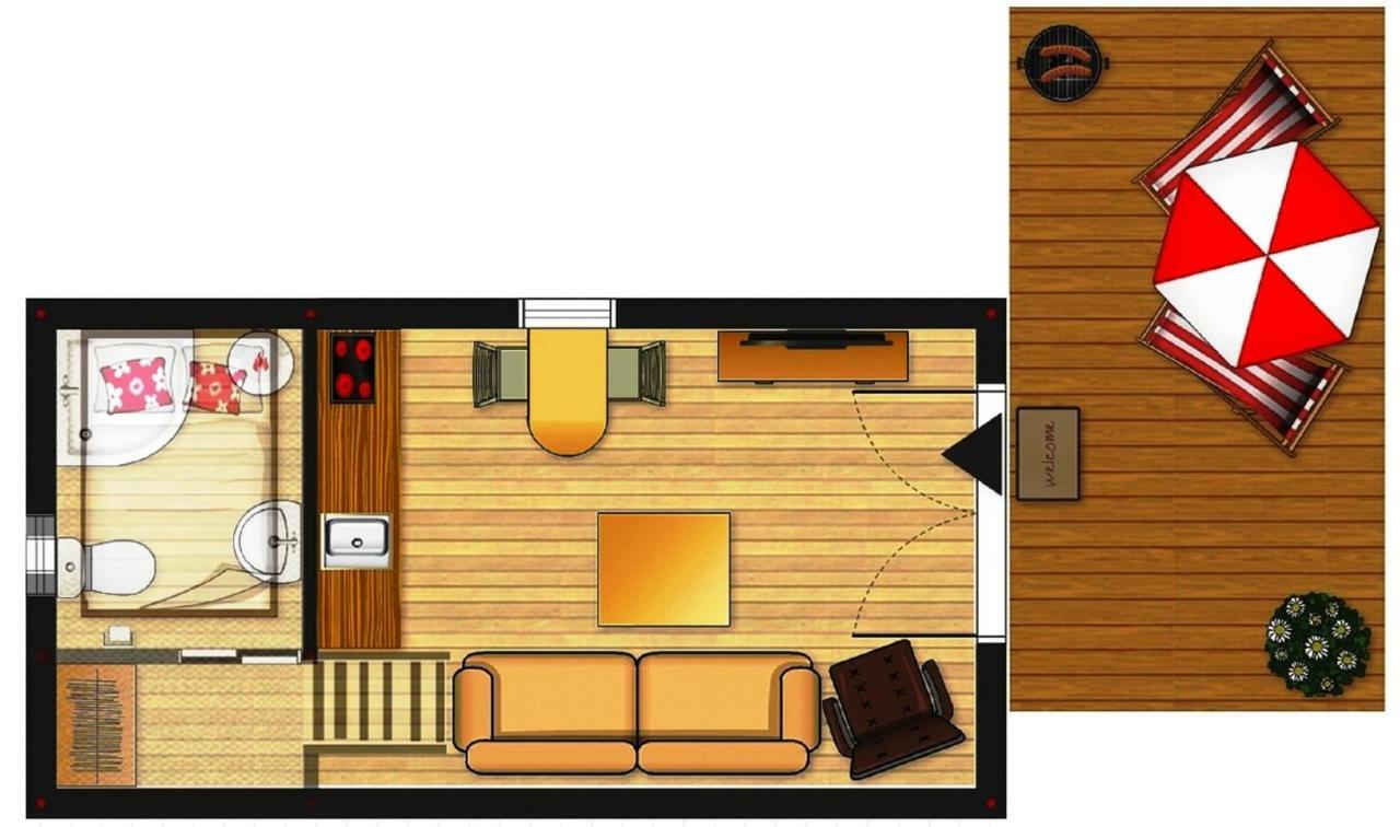 Tiny House Olivia Apartment ลิปโตฟสกี ราโดค ภายนอก รูปภาพ